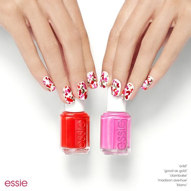 chic splatter - nailart