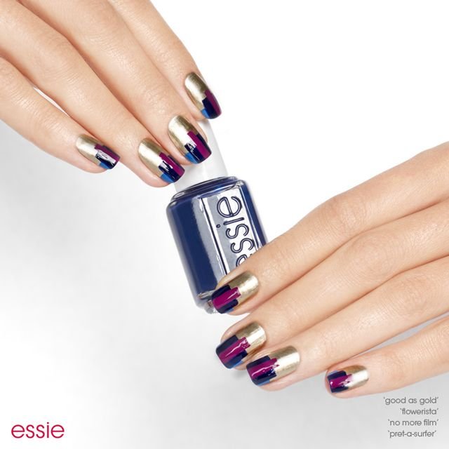 city sky line - nailart