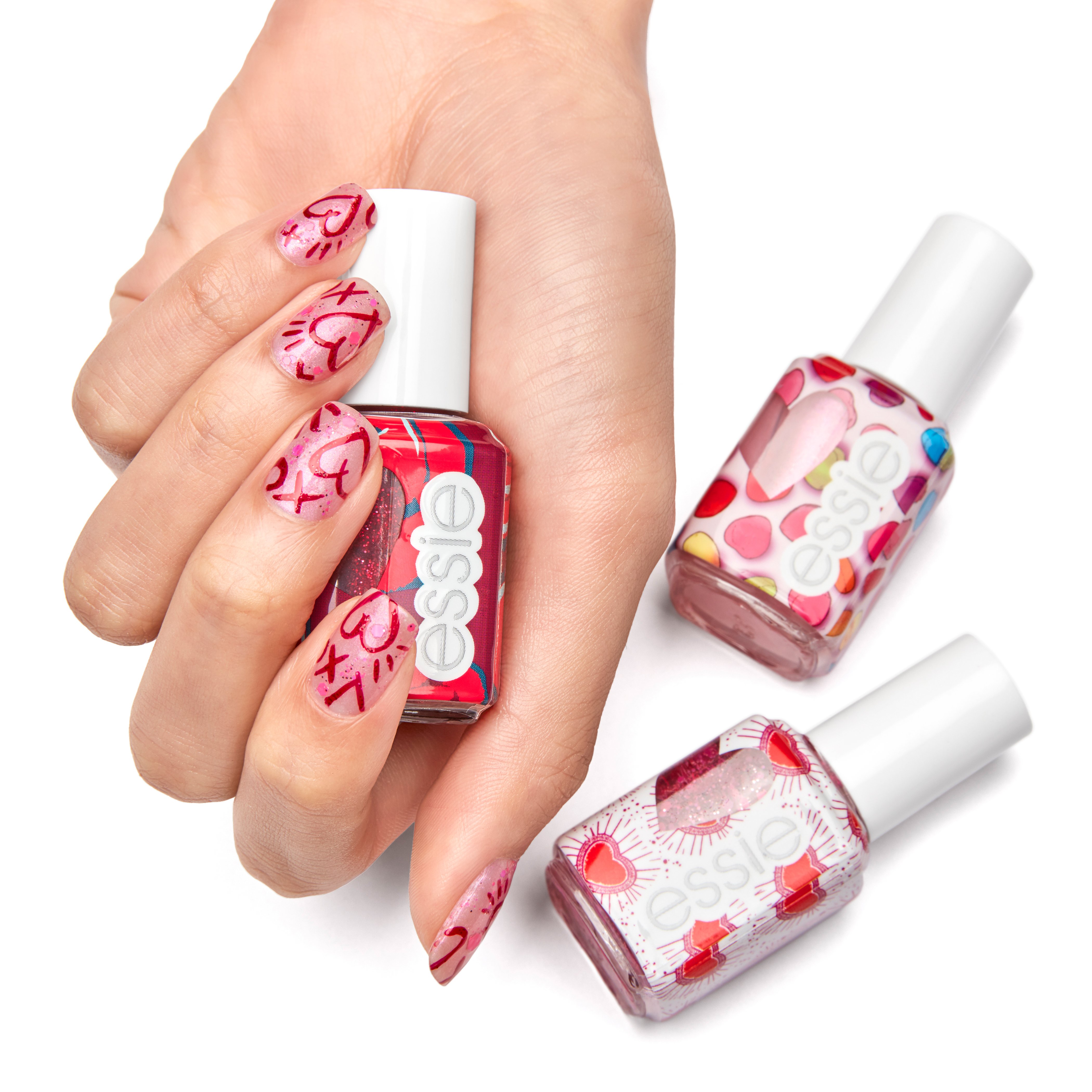 love you like xo - nailart