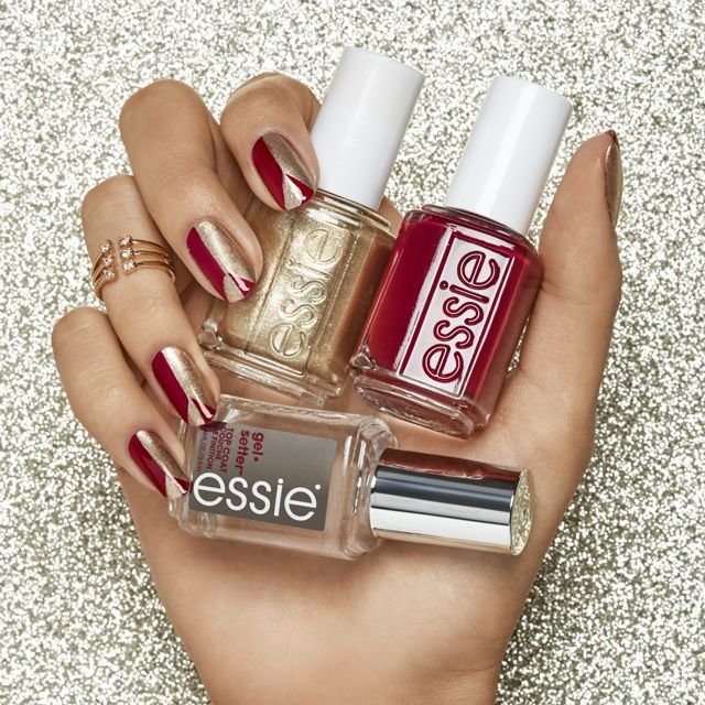 retro peace party - nailart