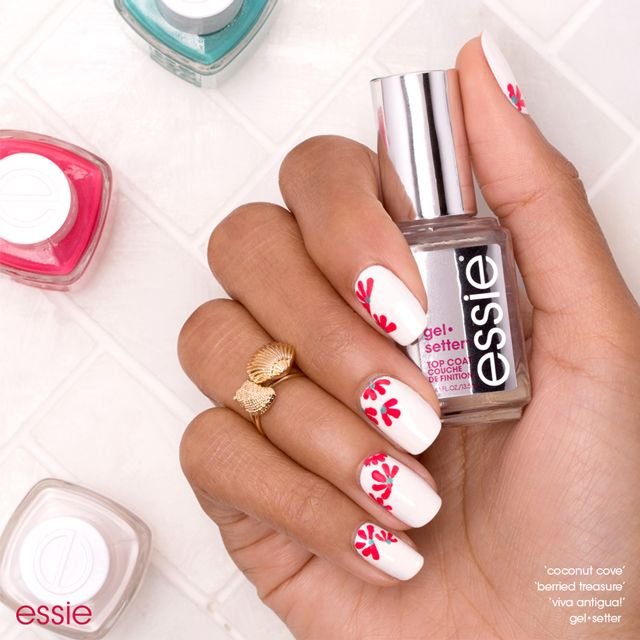 topical bloom - nailart